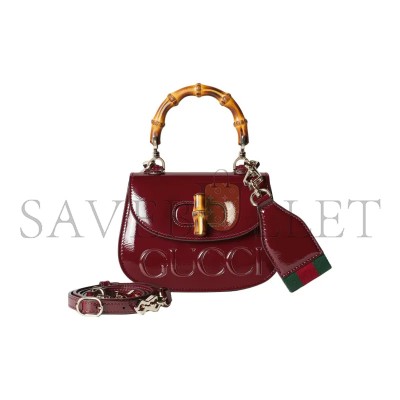GUCCI BAMBOO 1947 MINI PYTHON BAG 786482 (17*12*7.5cm)